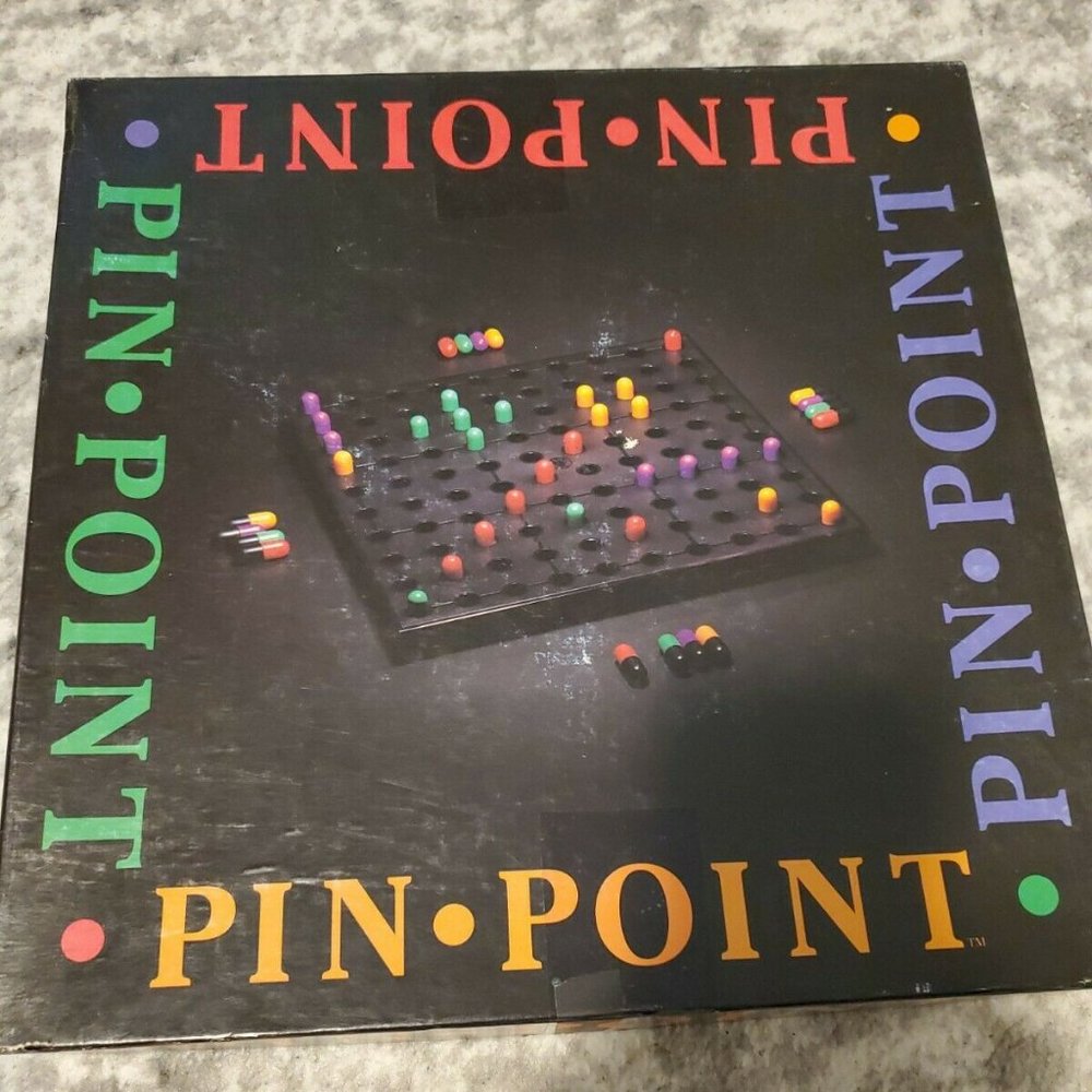 Pin Point - Where Colours Count - Rare by Oliver Games Ltd 1993 Board Game